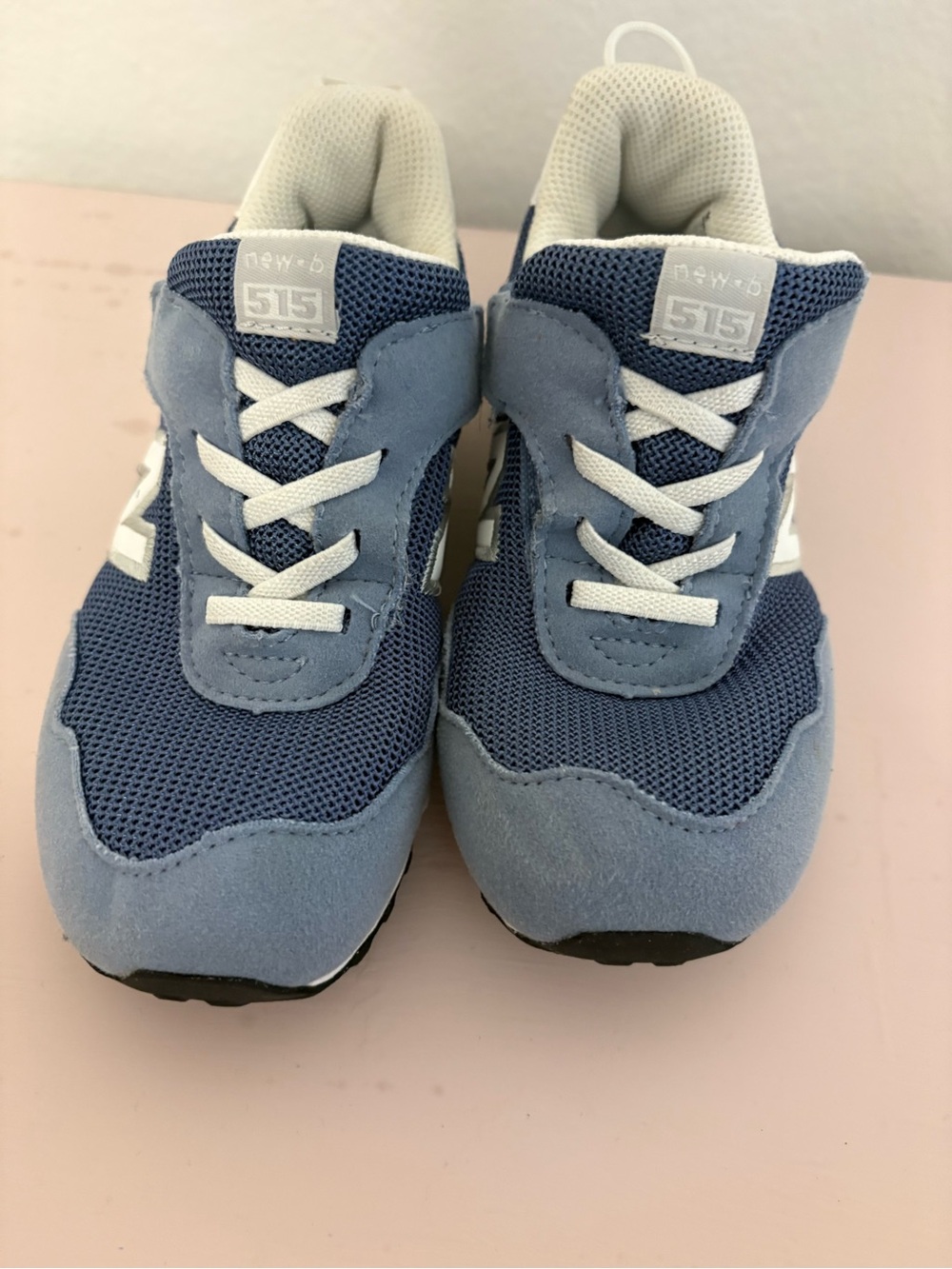 New Balance Kids Light Blue and White Sneakers - 515 Inspired